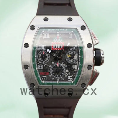 Richard Mille RM011 RM011-016 Men Around 50*42mm Silver Replica Watches