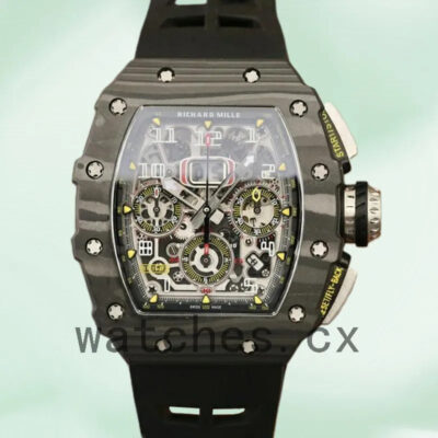 Richard Mille RM11-03 Men Around 50*40mm RM11-03-002 Black Automatic Replica Watches
