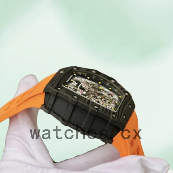 Richard Mille RM11-03 Men Around 50*40mm RM11-03-003 Black Rubber Band Replica Watches
