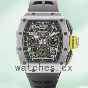 Richard Mille RM 11-03 Men RM 11-03 Around 40mm Silver Transparent Dial Replica Watches