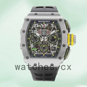 Richard Mille RM 11-03 Men RM 11-03 Around 40mm Silver Transparent Dial Replica Watches