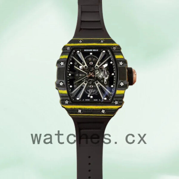 Richard Mille RM12-01 Men Around 50*42mm RM12-01-003 Mechanical Black Replica Watches