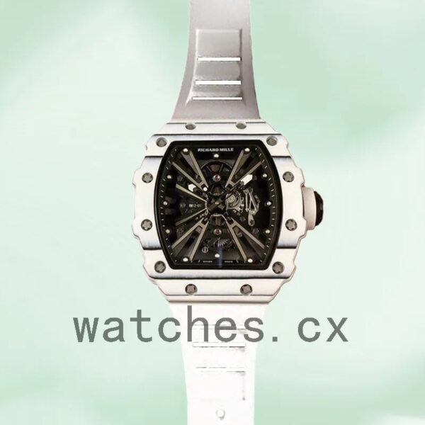 Richard Mille RM12-01 Men Around 50*42mm RM12-01-005 Mechanical Transparent Dial Replica Watches