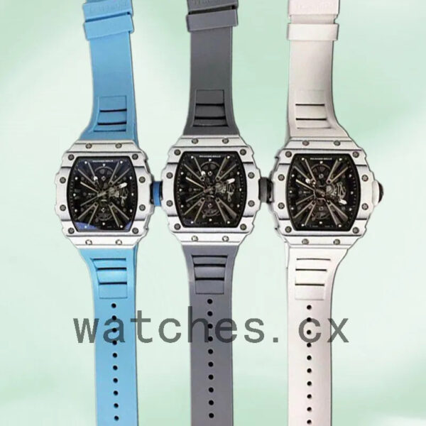 Richard Mille RM12-01 Men Around 50*42mm RM12-01-005 Mechanical Transparent Dial Replica Watches - Image 3