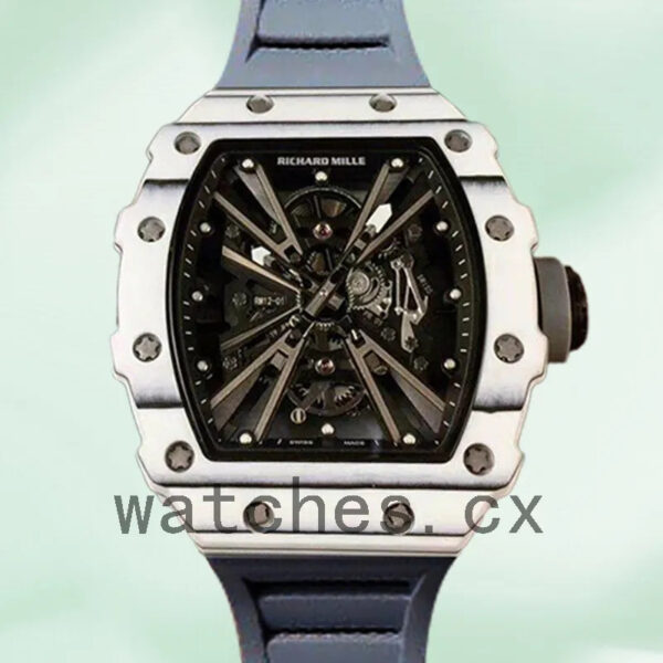 Richard Mille RM12-01 Around 50*42mm RM12-01-007 Men White Replica Watches