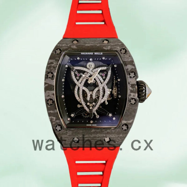 Richard Mille RM019 Around 45*38mm RM019-002 Men Hand Wind Black Replica Watches