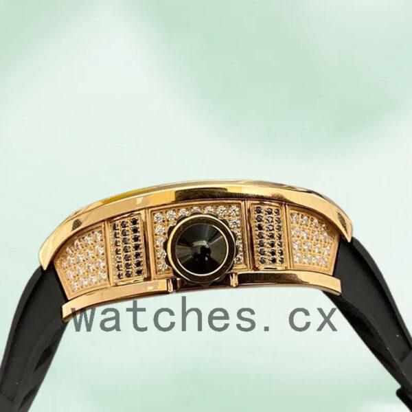 Richard Mille RM19-02 Around 50*42mm Men RM19-02-001 Hand Wind Rose Gold Replica Watches - Image 3