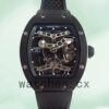 Richard Mille RM027 Men Around 50*42mm RM027-001 Black Rubber Band Replica Watches