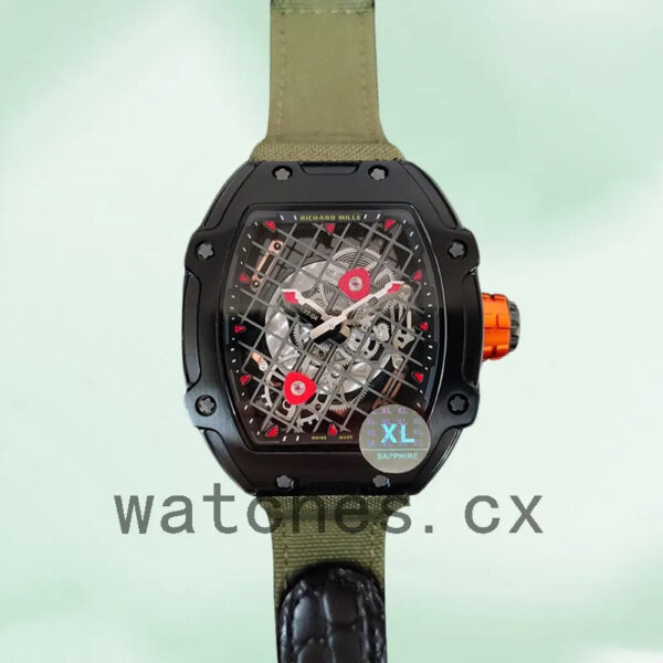 Richard Mille RM27-04 Men RM27-04-003 Around 38*48mm Transparent Dial Mechanical Replica Watches - Image 7