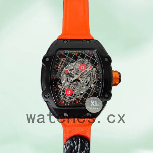 Richard Mille RM27-04 Men RM27-04-003 Around 38*48mm Transparent Dial Mechanical Replica Watches - Image 4