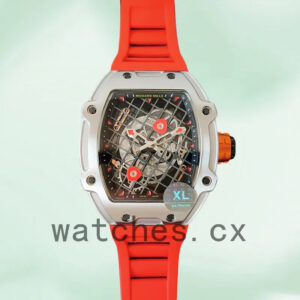 Richard Mille RM27-04 RM27-04-007 Men Around 38*48mm Mechanical Silver-tone Replica Watches