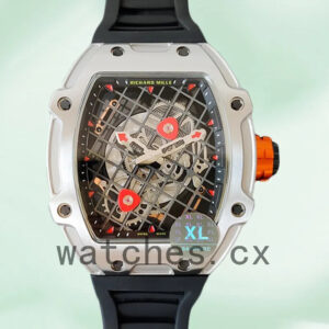 Richard Mille RM27-04 RM27-04-008 Around 38*48mm Men Silver-tone Replica Watches