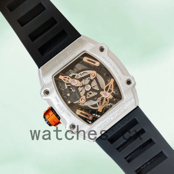 Richard Mille RM27-04 RM27-04-008 Around 38*48mm Men Silver-tone Replica Watches - Image 3