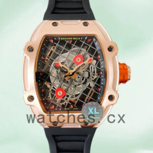 Richard Mille RM27-04 Men Around 38*48mm RM27-04-012 Rose Gold-tone Replica Watches
