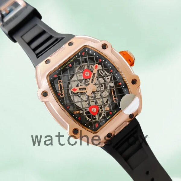 Richard Mille RM27-04 Men Around 38*48mm RM27-04-012 Rose Gold-tone Replica Watches
