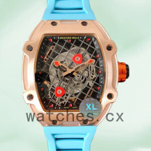 Richard Mille RM27-04 Men RM27-04-013 Around 38*48mm Rose Gold-tone Replica Watches