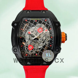 Richard Mille RM27-04 RM27-04-003 Men Around 38*48mm Mechanical Black Replica Watches