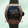 Richard Mille RM035 Around 50*45mm Men RM035-001 Diamonds Transparent Dial Replica Watches