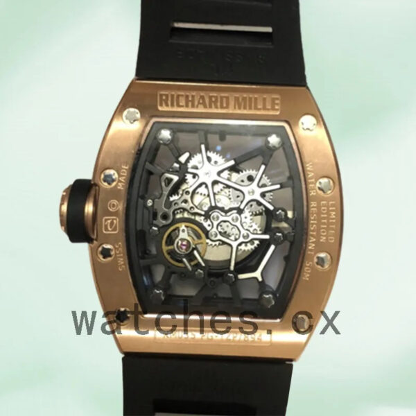 Richard Mille RM035 Around 50*42mm Men RM035-003 Rose Gold-tone Replica Watches - Image 4