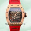 Richard Mille RM035 Around 50*42mm Men RM035-004 Rubber Band Replica Watches
