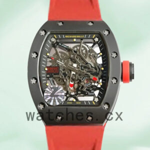 Richard Mille RM035 RM035-006 Around 50*45mm Men Rubber Band Mechanical Replica Watches