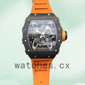 Richard Mille RM35-02 Men RM35-02-001 Around 50*45mm Transparent Dial Mechanical Replica Watches