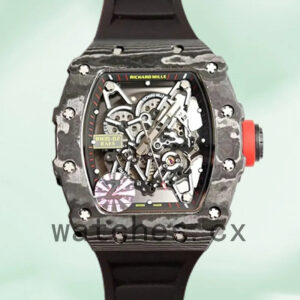 Richard Mille RM35-02 RM35-02-002 Around 50*42mm Men Transparent Dial Mechanical Replica Watches
