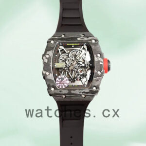 Richard Mille RM35-02 RM35-02-002 Around 50*42mm Men Transparent Dial Mechanical Replica Watches