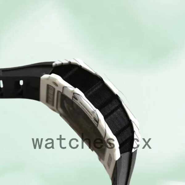 Richard Mille RM35-02 Men Around 50*42mm RM35-02-010 Transparent Dial Rubber Band Replica Watches - Image 3