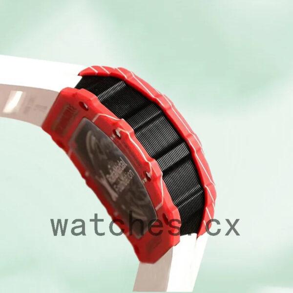 Richard Mille RM35-02 Around 50*42mm RM35-02-012 Men Red Transparent Dial Replica Watches - Image 3