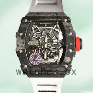 Richard Mille RM35-02 Men Around 50*42mm RM35-02-014 Transparent Dial Replica Watches