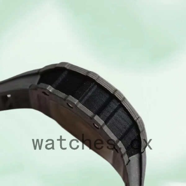Richard Mille RM35-02 Men Around 50*42mm RM35-02-015 Transparent Dial Rubber Band Replica Watches - Image 3