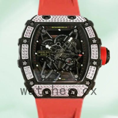 Richard Mille RM35-02 Men Around 50*42mm RM35-02-019 Transparent Dial Replica Watches