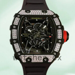 Richard Mille RM35-02 Around 50*42mm Men RM35-02-020 Black Replica Watches