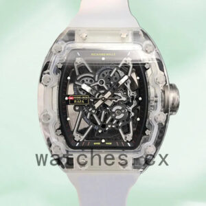 Richard Mille RM35-02 Men Around 50*45mm RM35-02-021 Transparent Dial Replica Watches