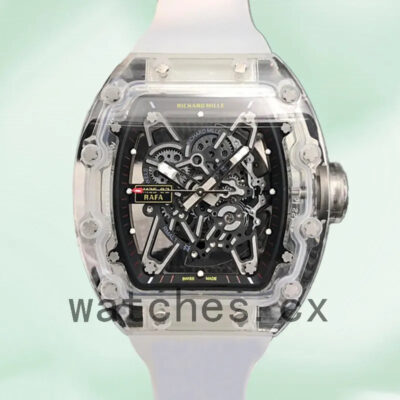 Richard Mille RM35-02 Men Around 50*45mm RM35-02-021 Transparent Dial Replica Watches