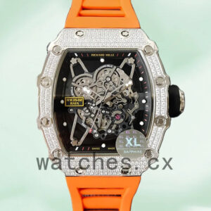 Richard Mille RM35-02 RM35-02-022 Men Around 45mm Silver-tone Replica Watches