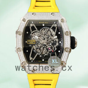 Richard Mille RM35-02 RM35-02-024 Around 45mm Men Silver-tone Replica Watches