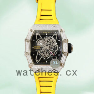 Richard Mille RM35-02 RM35-02-024 Around 45mm Men Silver-tone Replica Watches