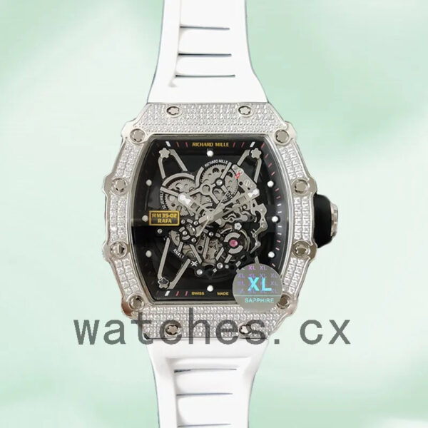 Richard Mille RM35-02 RM35-02-025 Men Around 45mm Mechanical Replica Watches - Image 4