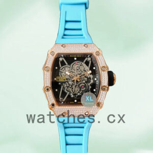 Richard Mille RM35-02 Around 45mm RM35-02-029 Men Transparent Dial Mechanical Replica Watches