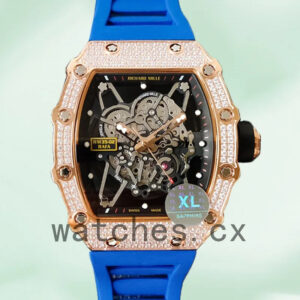 Richard Mille RM35-02 Around 45mm Men RM35-02-030 Rose Gold-tone Replica Watches