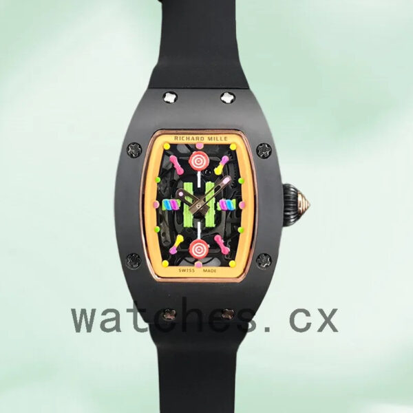 Richard Mille RM37-01 RM37-01-001 Ladies Around 31*45mm Black Replica Watches