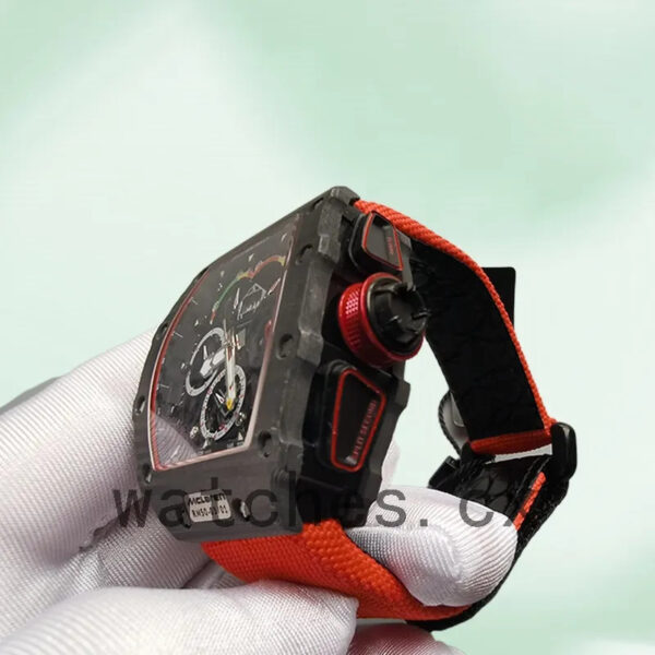 Richard Mille RM50-03 Around 50*44.5mm Men RM50-03-001 Transparent Dial Black Replica Watches - Image 3