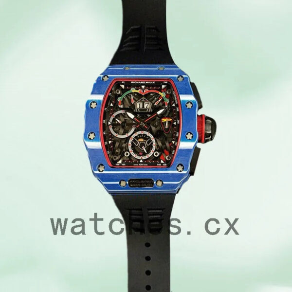 Richard Mille RM50-03 Around 50*44.5mm Men RM50-03-002 Mechanical Blue Replica Watches