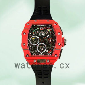 Richard Mille RM50-03 Around 50*44.5mm Men RM50-03-003 Mechanical Rubber Band Replica Watches