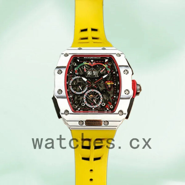 Richard Mille RM50-03 RM50-03-005 Men Around 50*44.5mm Mechanical White Replica Watches - Image 3