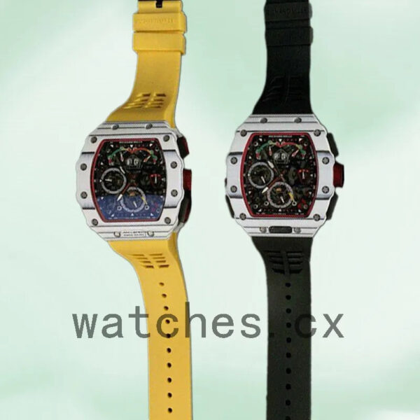 Richard Mille RM50-03 RM50-03-005 Men Around 50*44.5mm Mechanical White Replica Watches - Image 4