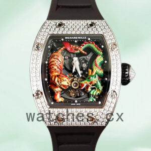 Replica Watches Richard Mille RM51-01 RM51-01-002 Ladies Around 48*40mm Silver Mechanical