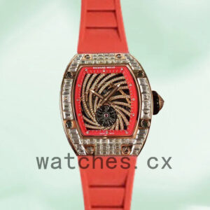 Richard Mille RM51-02 Around 45*37mm Ladies RM51-02-001 Rose Gold-tone Mechanical Replica Watches